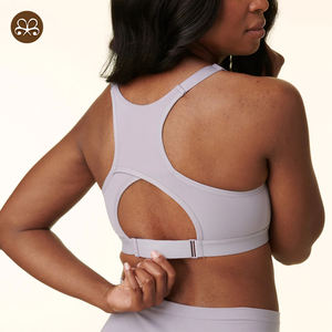 Venta al por mayor ligero Keyhole Racerback <span class=keywords><strong>Sujetador</strong></span> de <span class=keywords><strong>lactancia</strong></span> de enfermería personalizado <span class=keywords><strong>Sujetador</strong></span> deportivo de bajo impacto - Product Image 3