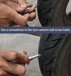 Kit de <span class=keywords><strong>réparation</strong></span> de pneus sans chambre à air à <span class=keywords><strong>prix</strong></span> d'usine, outils de <span class=keywords><strong>réparation</strong></span> de pneus, patch en caoutchouc, vis, clous pour roues, moto, voiture, vélo - Product Image 6