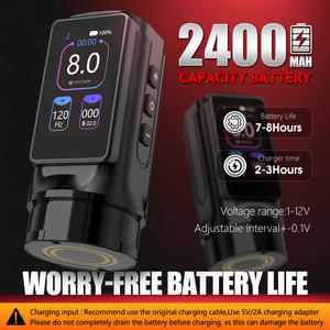 XNET Titan 270 2400mAh 5,0/4,0mm Stroke Motor sin escobillas Profesional Direct Drive Wireless <span class=keywords><strong>Tattoo</strong></span> Pen Machine <span class=keywords><strong>para</strong></span> arte corporal - Product Image 6