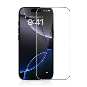 LFD 01 9H <span class=keywords><strong>Protector</strong></span> de pantalla de vidrio templado con estampado de seda antiarañazos para teléfonos móviles iPhone 15/16 Pro Max - Product Image 1