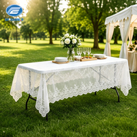 Table et Chaise Pliantes Blanches Portables d'Extérieur en Gros, 6ft 8ft, en Plastique, pour Dîner, Barbecue, Pique-nique, Camping, Événements, Thème ROMANCE DF BANNER