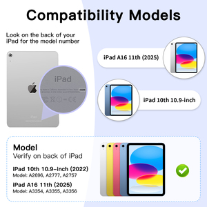 Teclado Magic para iPad 11.ª Generación (A16 2025)/10.ª Generación (<span class=keywords><strong>2022</strong></span>), Panel Táctil Multitáctil, Soporte Flotante Cantilever, Retroiluminación de 7 Colores - Product Image 2