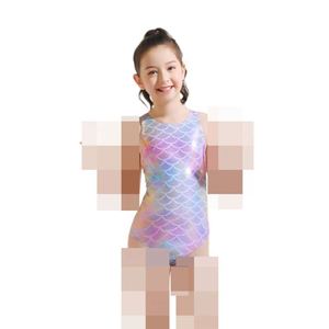 Trajes de Baño de Sirena de Una Pieza para Niñas, Adolescentes y Jóvenes de 90-165 cm, Trajes de Baño Profesionales para Aprender a Nadar, Ropa de Playa - Product Image 1
