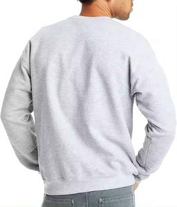 Sudadera <span class=keywords><strong>de</strong></span> cuello redondo <span class=keywords><strong>de</strong></span> gran tamaño <span class=keywords><strong>de</strong></span> algodón pesado liso con logotipo personalizado para hombre, jersey <span class=keywords><strong>de</strong></span> lana <span class=keywords><strong>de</strong></span> alta calidad, <span class=keywords><strong>sudaderas</strong></span> con capucha para hombre, jerséis - Product Image 3