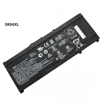 Batterie pour ordinateur portable SR04XL SR03XL pour HP Omen 15-CE0XX 15-DC0XX Série 15-CE009LA Batterie de remplacement SR04XL
