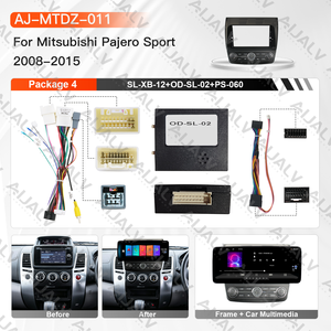 <span class=keywords><strong>Kit</strong></span> de cadre d'écran central de voiture 12,3 pouces, lecteur DVD Android 2 Din, <span class=keywords><strong>autoradio</strong></span> multimédia pour MITSUBISHI 08-15 PAJERO - Product Image 4