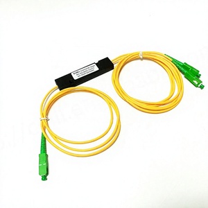 Caili sc/APC-UPC 1X2 FBT, ตัวแยกไฟเบอร์ออปติกแบบเดี่ยวสำหรับ FTTx พร้อมปลอกสายเคเบิลคอมพิวเตอร์รับประกัน1ปี - Product Image 1