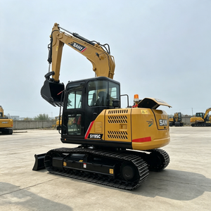 Fourniture pour SY95C, pelle sur chenilles de 9 tonnes, moteur Yanmar, hydraulique, godet de 0,38 m, 53,7 kW, équipement de construction à haute efficacité - Product Image 1
