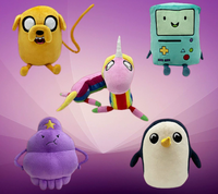 Jouets en peluche et figurines de dessins animés Adventure Time, marchandises de jeu, jouets en peluche de dessins animés rembourrés de coton PP