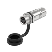 Connecteur de câble d'alimentation étanche IP67 E-Weichat SF6 2-5 broches, prise mâle/femelle d'aviation à insertion rapide en métal 500V 2.5A