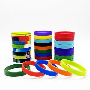 Good Quality Manufacturer No Minimum High Quality Custom Logo Or Size Silicone Bracelet