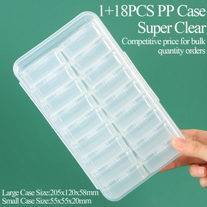 SUNSHING Factory Portable Transparent Plastic Craft Storage Organizer Box <b>Clear</b> Square Small Bead Craft Supply Storage <b>Container</b> - Product Image 3