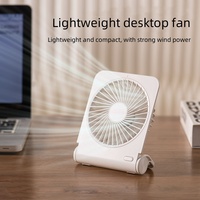 Ventilateur de bureau électrique USB pliable ultra-mince AntarcChill en promotion – Vente en gros, personnalisable, rechargeable, petit ventilateur portable, mini-ventilateur