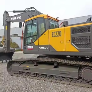 Pelle sur chenilles Volvo 220 EC220 d'occasion En bon état 22 tonnes de construction Excavatrice Prix raisonnable Moteur Moteur Pompe Noyau - Product Image 1