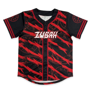 Maillot de baseball surdimensionné tendance rétro personnalisé pour hommes vêtements de sport imprimés Streetwear classique chemise de baseball classique de grande taille - Product Image 2