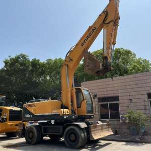 Excavatrice de roue de Hyundai d'occasion de 21 tonnes Prix raisonnable 210-9 Excavatrice 210W-9s avec pelle de pneu de 210W 9t - Product Image 3