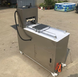 Machine <span class=keywords><strong>à</strong></span> découper la <span class=keywords><strong>viande</strong></span> congelée de bœuf et de mouton, entièrement automatique, commerciale, haute efficacité, trancheuse <span class=keywords><strong>à</strong></span> épaisseur réglable - Product Image 6