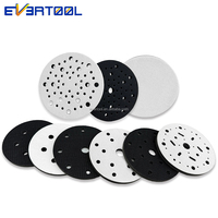 EVERTOOL Tampon de polissage en éponge avec interface de conversion, offrant un coussin essentiel pour le disque de ponçage pour s'adapter aux contours complexes