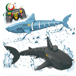 Juguete Acuático, Pez Submarino, <span class=keywords><strong>Robot</strong></span>, Juguete de <span class=keywords><strong>Tiburón</strong></span> a Control Remoto 2.4G - Product Image 1