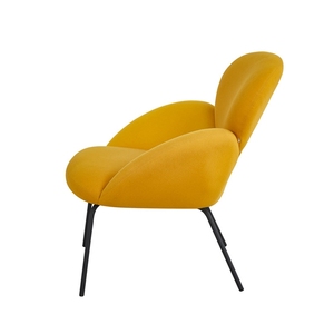 Sillón <span class=keywords><strong>de</strong></span> Salón Moderno, Grande, <span class=keywords><strong>de</strong></span> Terciopelo, Lujoso, Acolchado, para Exteriores, con Diseño Suave, para Recepción <span class=keywords><strong>de</strong></span> Hotel y Uso Doméstico - Product Image 4