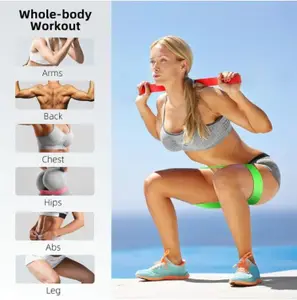 5 Stks/set Yoga Weerstand Elastiekjes Expander Riem Bodybuilding Fitnessapparatuur Pilates Sport Training Workout Elastiekjes
