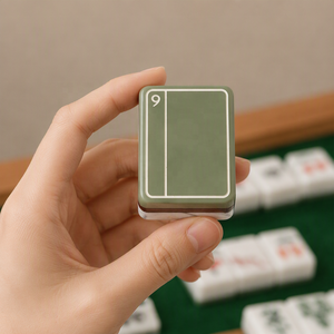 Nuevo Juego de Fichas de Mahjong Americano de Lujo <span class=keywords><strong>Funway</strong></span> MJ064, 3 Capas, 160 Piezas, Acrílico, Pulido a Mano, Duradero, para Reuniones Familiares - Product Image 5