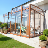 Pods de véranda Sunnyjoy au design moderne, portables, préfabriqués, rétractables pour hôtel et villa