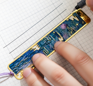 Maßgefertigtes Gold-Metall-Lesezeichen in Verschiedenen Formen Neue Mode Blechbearbeitung Ausgestanztes Individuelles Lesezeichen - Product Image 3