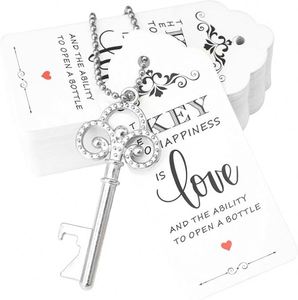 Recuerdos de Boda, Abrebotellas con Forma de Llave, Recuerdos para Despedida de Soltera, Tarjeta de Agradecimiento, Etiqueta, Recuerdos para Baby Shower, Recuerdos para Invitados, Souvenirs para Invitados al por Mayor - Product Image 1