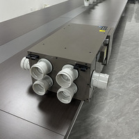 Boîte de distribution d'air purifiée en métal pour système d'air frais avec dispositif de raccordement