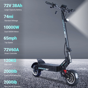 Scooter Eléctrico de Alta Potencia de 9000 Vatios con Doble Motor para Adultos, con Función NFC LD-X7NFC, Batería de Litio de Alta Capacidad de 72V, Disponible en 4 Colores - Product Image 6