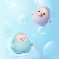 POPMart Pucky Beanie Puzzle Box, design varié, pendentif en peluche, figurines d'action inspirées des personnages de Frozen, décoration de la maison pour garçon, 1/6