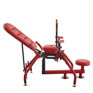 Hotel Octopus <span class=keywords><strong>Sex</strong></span> <span class=keywords><strong>Chair</strong></span> BDSM Móveis De Couro Vermelho Amor Divertido Quarto Macio Sofá Confortável Bondage Flirting Brinquedo Erótico Casal - Product Image 2