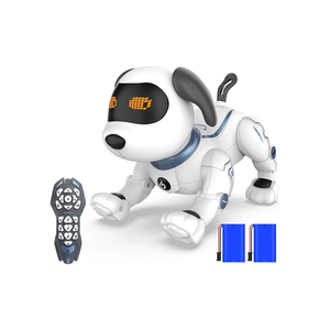 Robot Perro Inteligente con Sensor Táctil Infrarrojo y Programación IA, Control Remoto de 10m, Juguete Educativo de Plástico para Niños con Ruedas Mecanum - Product Image 1