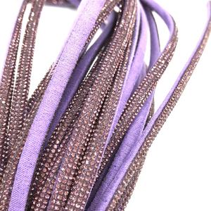 R004 신발에 대한 새로운 핫 크리스탈 스트립 라인 석 로프 패션 라인 석 문자열 코드 샌들 장식 - Product Image 6