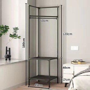 Perchero de esquina para dormitorio, estante colgante para armario, estantes de Metal para ropa, colgador de ropa multifunción para suelo, estante de almacenamiento - Product Image 5