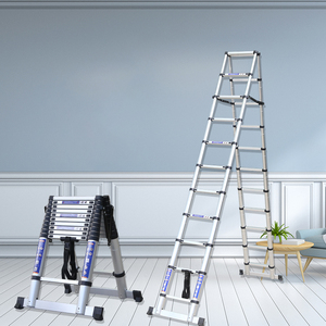 Thang nhôm Thang gấp đa chức năng Thang gấp hai mặt Thang gấp hai mặt cho dụng cụ gia đình - Product Image 1