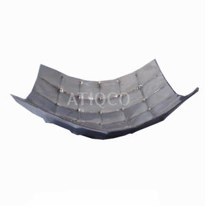 Modern Eco-Friendly Stylish <b>Mirror</b> Polish Aluminum Metal Fruit & <b>Flower</b> Bowl Business Gift Decorative Candy Bowl - Product Image 3