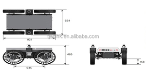 Autonomous Self Driving Outdoor Delivery AGV <strong>Robot</strong> Chassis Unmanned Vehicle Patrol Collaborative <strong>Robot</strong> - Product Image 6