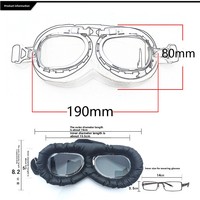 Pare-brise rétro Harley à angle droit, équipement de protection tout-terrain pour moto, lunettes de cyclisme, lunettes de sport