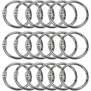 Nhà Máy Giá Vàng Bạc Kim Loại O-Ring Cuốn Sách Chất Kết Dính Bản Lề Nhẫn Móc Clip DIY Móc Chìa Khóa Phụ Kiện - Product Image 3