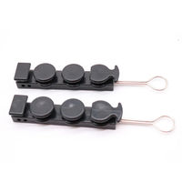 Aksesoris Kabel Fiber Optik Penyangga Sendiri FTTH, Perlengkapan Gantung, Fitting Kabel, Aksesoris Daya