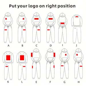 Hoodie court ample en molleton de coton épais 500 g/m² de haute qualité, style streetwear personnalisé - Product Image 4