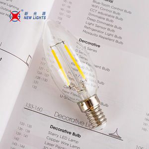 Trang trí E27 E12 Retro Edison Dimmable 4W 5W C35 E14 E12 E27 bóng đèn dây tóc CA10 BA10 C35 C37 LED cổ điển nến ánh sáng bóng đèn - Product Image 5