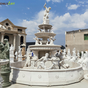 Estatua de dios del mar, escultura de mármol blanco de Poseidón para decoración de jardín al aire libre griego famoso, en venta - Product Image 6