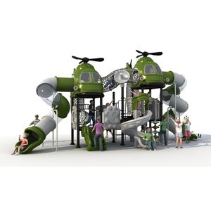 Bon prix toboggan en plastique pour enfants, équipement de terrain de jeu pour enfants, extérieur, école, à vendre - Product Image 1
