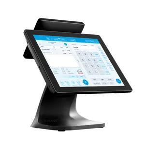 Hai Hệ Thống <span class=keywords><strong>Pos</strong></span> Cảm Ứng Khách Hàng Hiển Thị Hệ Thống <span class=keywords><strong>Pos</strong></span> Với Ngăn Kéo Tiền Mặt - Product Image 1