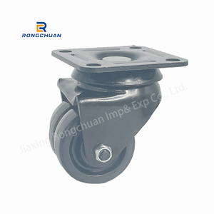 Roda do perfil baixo Rodas dobro do <span class=keywords><strong>nylon</strong></span> Capacidade de carga alta <span class=keywords><strong>2</strong></span> polegadas/1,5 polegadas - Product Image 3