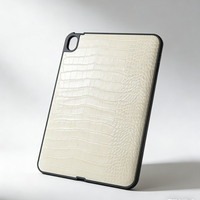 Étui de protection personnalisé en cuir d'alligator avec fentes pour cartes et support pour tablette iPad Air/Pro Mini 6/7, fabriqué au Guangdong