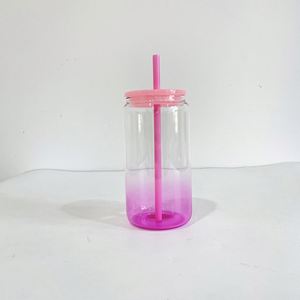 แก้วพลาสติกไล่สีขนาด 16 ออนซ์ พร้อมฝาปิด มีสินค้าในสต็อก - Product Image 3